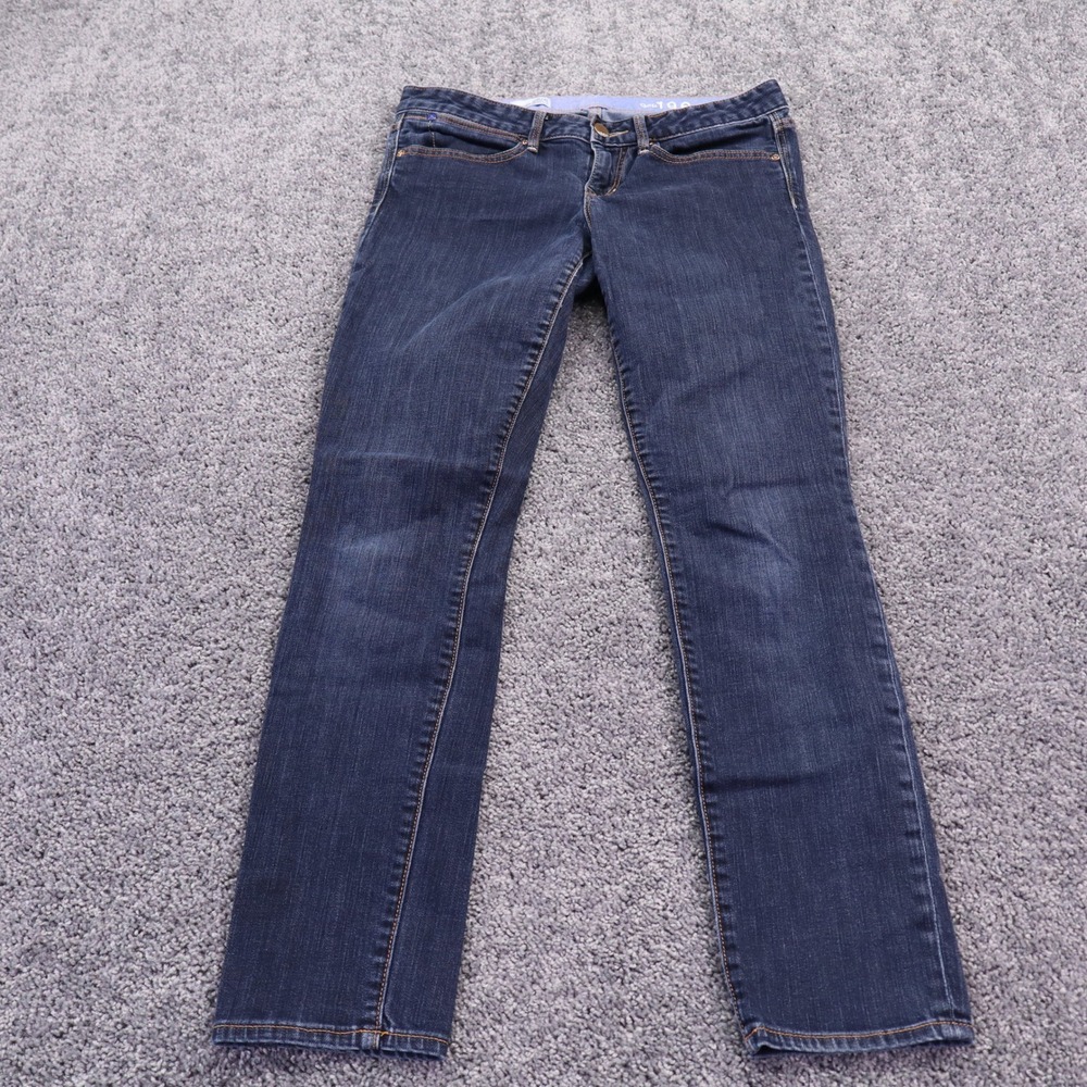 Gap Always Skinny Jeans Womens 28/6 Dark Blue Low Rise Stretch Denim